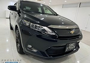 Toyota Harrier 2.0 Sunroof 2015 Blue Rear Entertainment